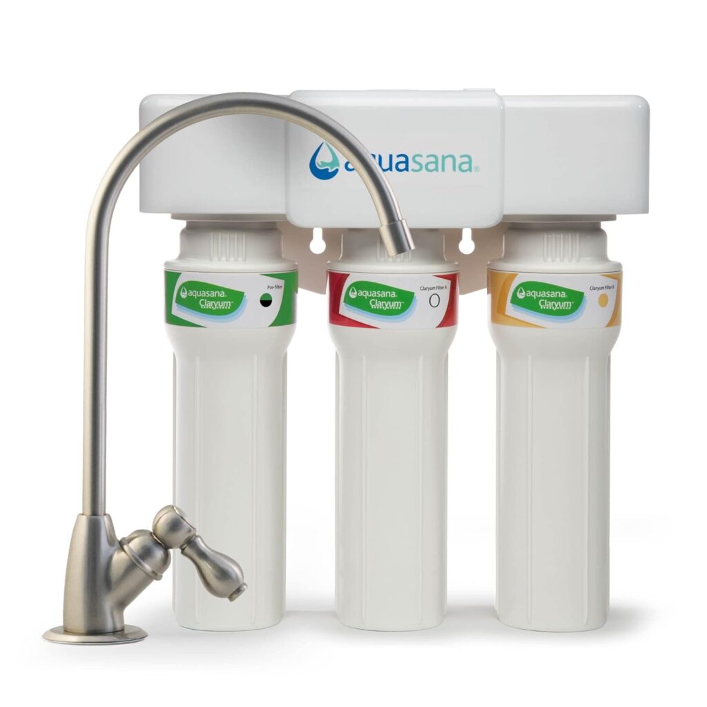 Best Water Purification Systems - Aquasana 3-Stage Max Flow Under Sink Water Filter System